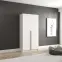 Szekrény Riva 100cm - Fehér, Kétajtós,3