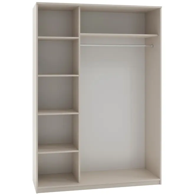 Szekrény Riva 150cm - Craft Aranysárga, Háromajtós,2