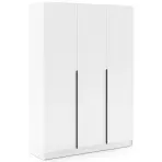 Szekrény Riva 150cm - Fehér, Háromajtós