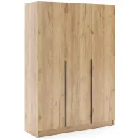 Szekrény Riva 150cm - Craft Aranysárga, Háromajtós