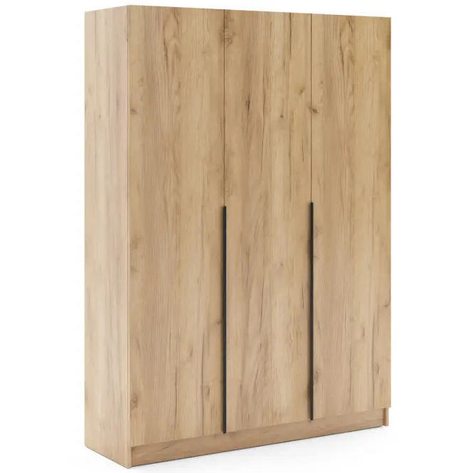 Szekrény Riva 150cm - Craft Aranysárga, Háromajtós