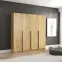 Szekrény Riva 200cm - Craft Aranysárga, Négyajtós,4