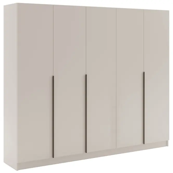 Szekrény Riva 250cm - Kasmír, Ötajtós