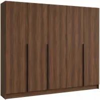 Szekrény Riva 250cm - Tölgy Catania, Ötajtós