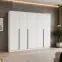 Szekrény Riva 250cm - Fehér, Ötajtós,3