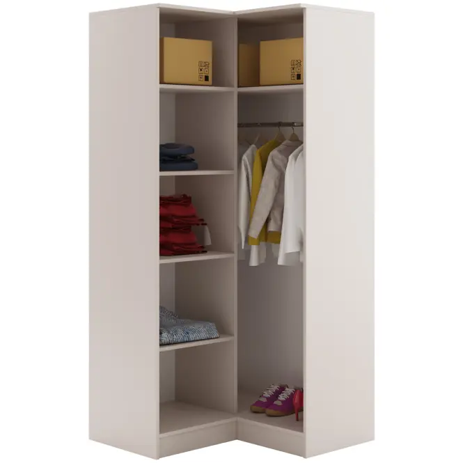 Szekrény Naroża Riva 100cm Kasmír, Kétajtós,4