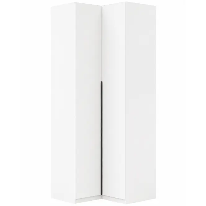 Szekrény Naroża Riva 100cm Fehér, Kétajtós