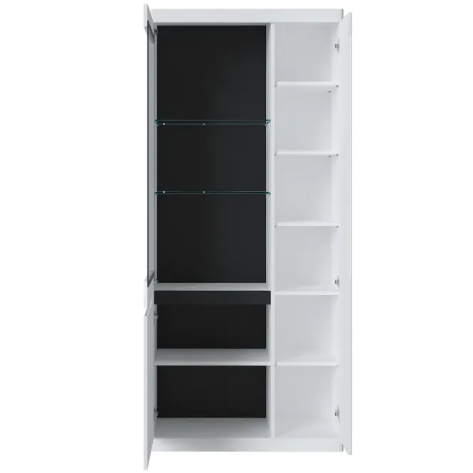 Vitrin 3D Turino Neo Turv01 U035 Fehér Alpin/Sz.Grafit Pvc/,5