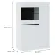Vitrin Niska 3D Turino Neo Turv02 U035 Fehér Alpin/Sz.Grafit Pvc/,2