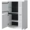 Vitrin Niska 3D Turino Neo Turv02 U035 Fehér Alpin/Sz.Grafit Pvc/,4