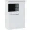Vitrin Niska 3D Turino Neo Turv02 U035 Fehér Alpin/Sz.Grafit Pvc/,6