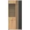 Vitrin Vabres Artisan/Fekete 2D1W,3