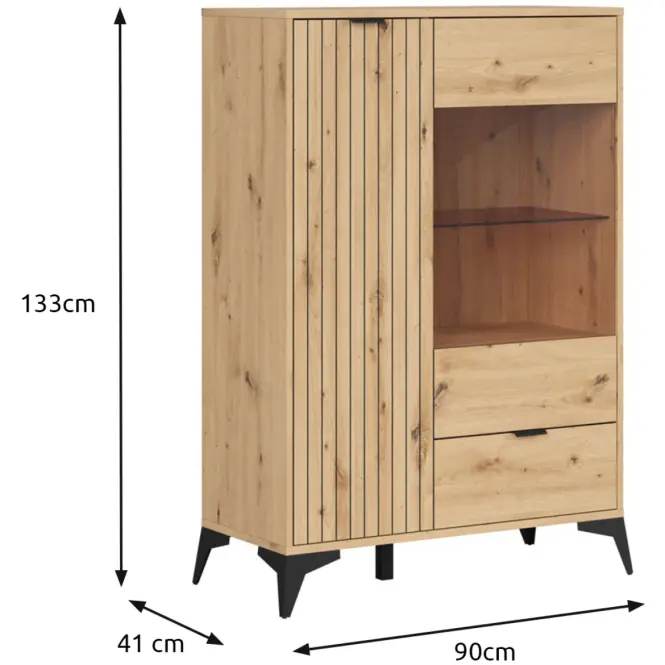 Vitrin Lamea Artisan 1D1W1S,2