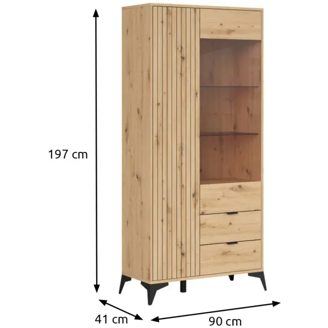 Vitrin Lamea Artisan 1D1W2S,2