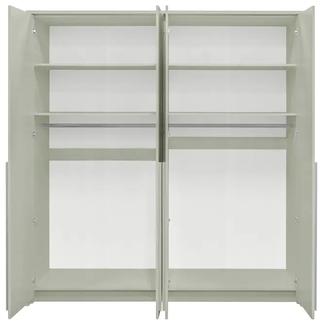 Szekrény Genua D-Lux 205cm – Eucalyptus, Négyajtós,3