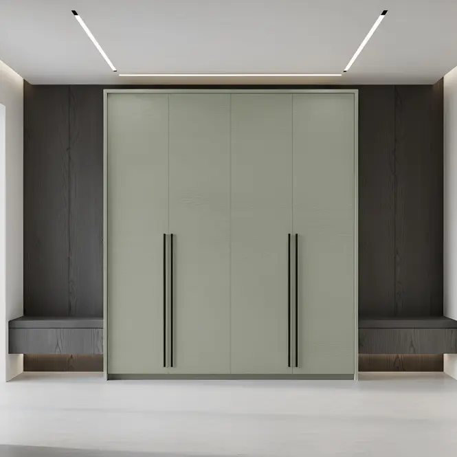 Szekrény Genua D-Lux 205cm – Eucalyptus, Négyajtós,4