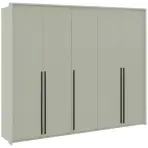 Szekrény Genua D-Lux 255cm – Eucalyptus, Ötajtós