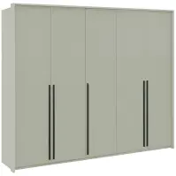 Szekrény Genua D-Lux 255cm – Eucalyptus, Ötajtós