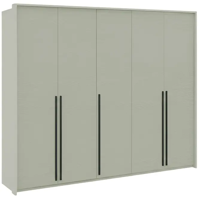 Szekrény Genua D-Lux 255cm – Eucalyptus, Ötajtós