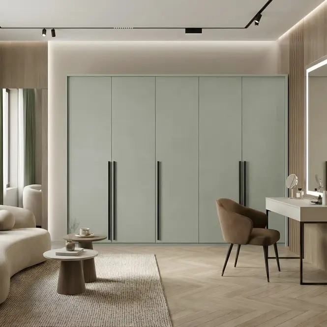 Szekrény Genua D-Lux 255cm – Eucalyptus, Ötajtós,4