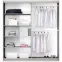 Szekrény Tokyo 200cm – Cashmere, Led, Kétajtós,4