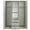 Szekrény Siena D3 Lux 149cm Tükörrel – Eucalyptus, Háromajtós, Fiókok,4