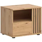 Szafka Nocna Vabres Artisan/Fekete 1s/P