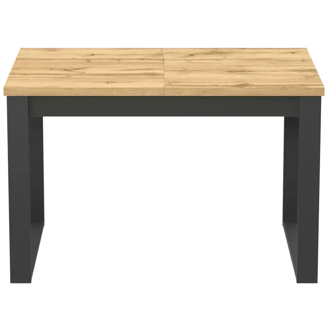 Asztal Lamelo La31 Tölgy Wotan/Fekete Mat,3
