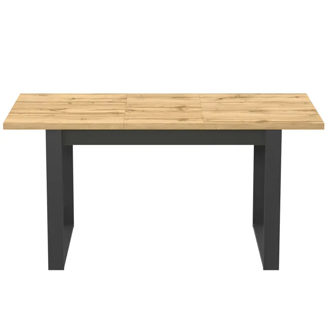 Asztal Lamelo La31 Tölgy Wotan/Fekete Mat,5