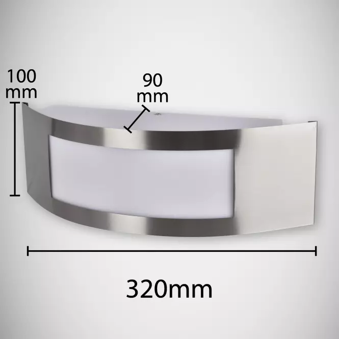 Szigetelt Kertilámpa 237 Inox K1,7
