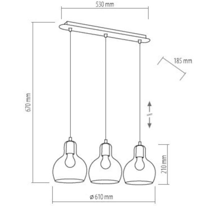 Lámpa Mango 1808 Sl LW3,3