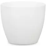Ovális kerámia virágcserép Scheurich 920, ø28cm, fehér