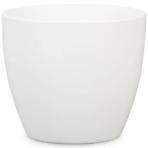 Ovális kerámia virágcserép Scheurich 920, ø28cm, fehér