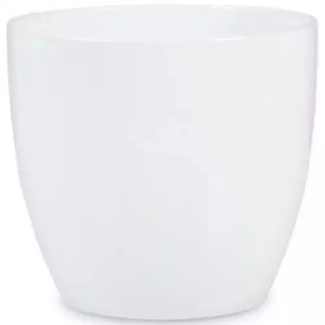 Scheurich ovális virágcserép 920, ø11cm, fehér