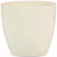 Scheurich ovális kerámia virágcserép  920, ø22cm, krémszín