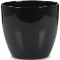 Scheurich kerámia virágcserép  920, ø14cm, fényes fekete