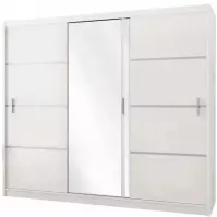Szekrény Vista 250 cm fehér