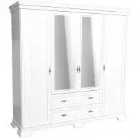 Szekrény Kora KS3 208 cm fehér