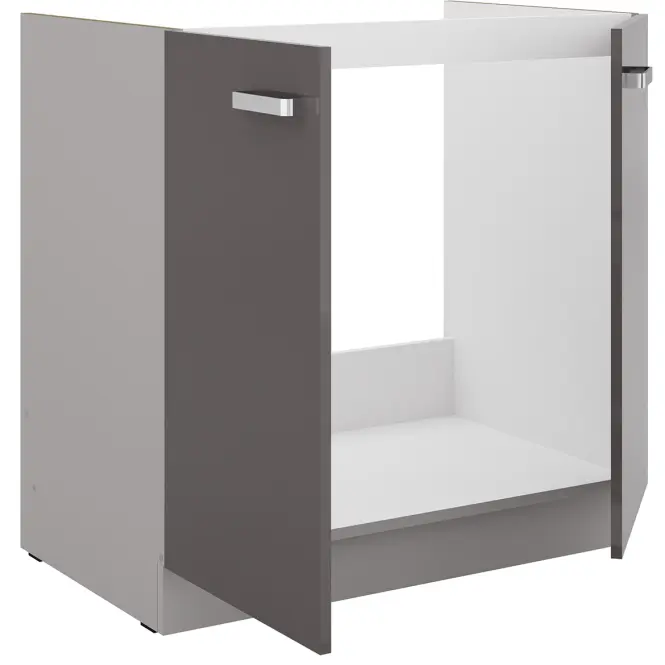 Konyhaszekrény Grey 80ZL 2F BB szürke