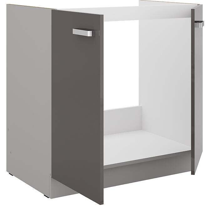 Konyhaszekrény Grey 80ZL 2F BB szürke