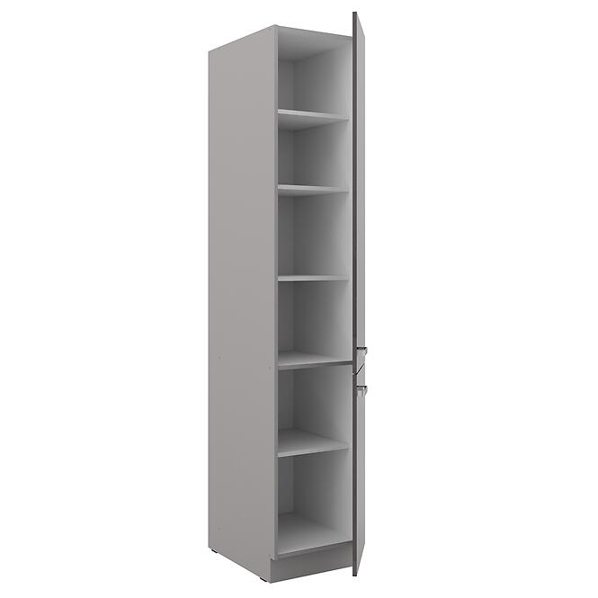 Konyhaszekrény Grey 40DK-210 2F szürke,2