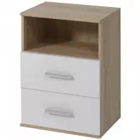 Éjjeliszekrény Goda III 1S tölgy sonoma/fehér