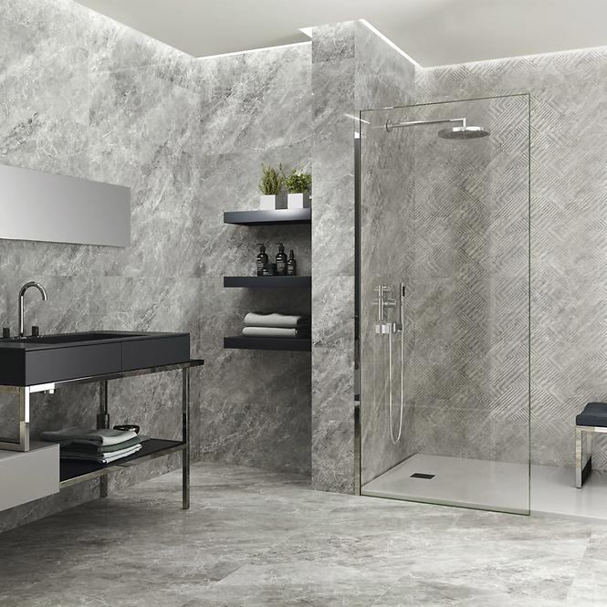 Csempe dekoratív  Optic Balmoral Silver 30/90,3