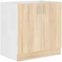 Konyhaszekrény Sara  80ZL 2F BB sonoma