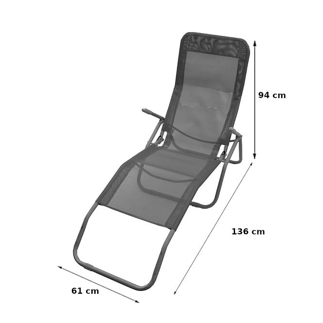 Kerti nyugágy D-054 kék