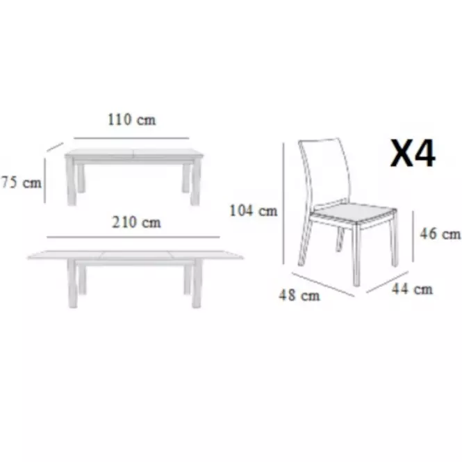Étkező készlet paula 1+4 st410 i kr348,2