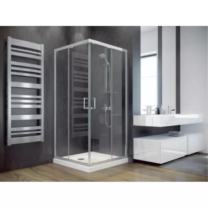 Zuhanytálca Slimline Aquarius sarok 90/90,4