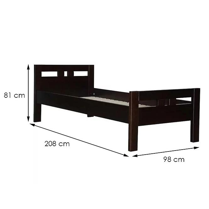Ágy Prezydent 90X200 WENGE éger, wenge,5