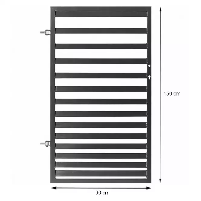 Kapu sandra balos 0,9m/1,5m zn ral7016,2