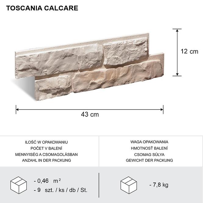 Csempe dekoratív Gipsz Kő Toscania csomag=0,46m2